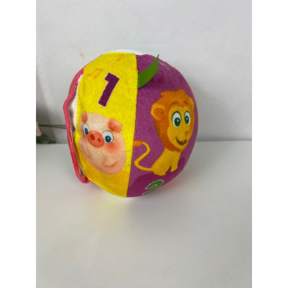 Ribbit 30+ Sounds & Songs Plush Activity Ball Multicolor Sensory Toy for Kids - Picture 4 of 8